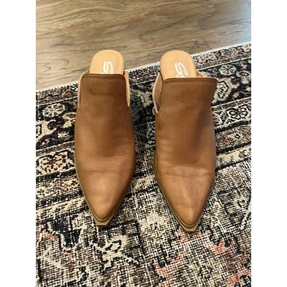Women's Sbicca Thomaston Heeled Mule Peru Tan Size 8 - Picture 5 of 11